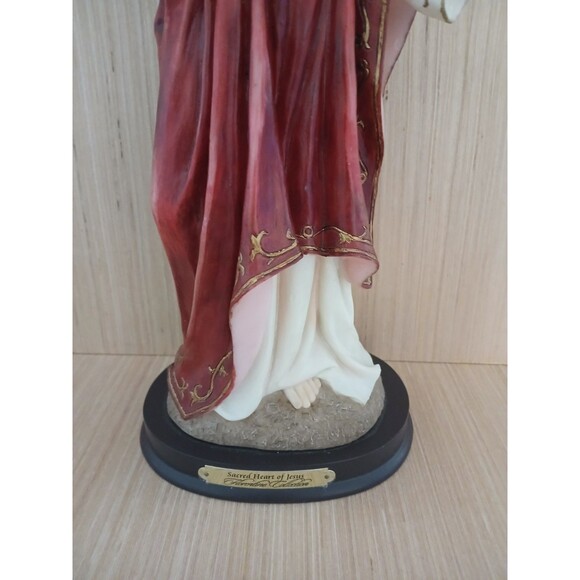 Sacred Heart of Jesus Resin Statue Florentine Collection 13.75" Heavy Duty - Picture 4 of 16